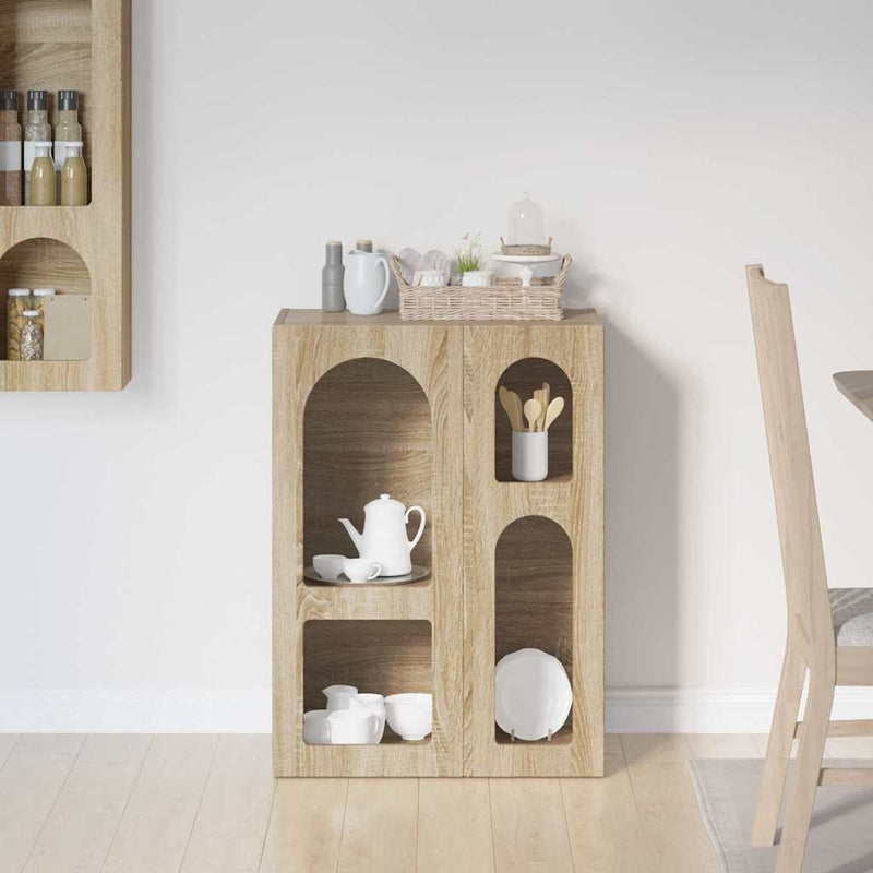 Bufet ELST Stejar Sonoma 59 x 35 x 80.5 cm Lemn prelucrat