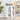 Bufet ELST Alb lucios 59 x 35 x 80.5 cm Lemn prelucrat