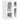 Bufet ELST Alb lucios 59 x 35 x 80.5 cm Lemn prelucrat