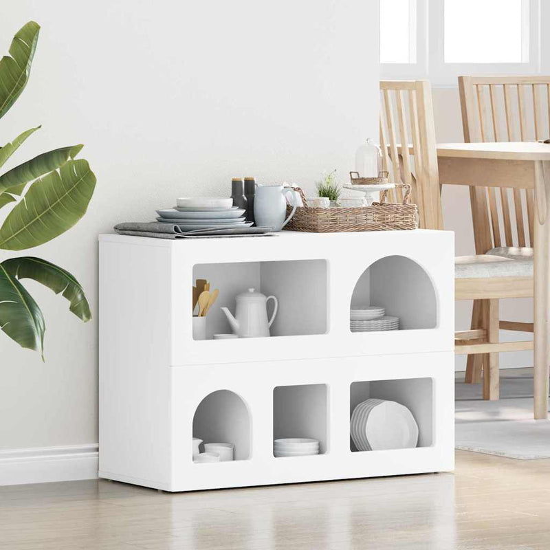 Bufet ELST Alb 80.5 x 35 x 59 cm Lemn prelucrat