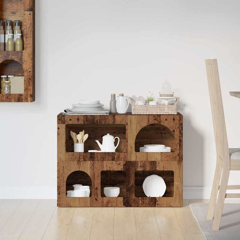 Bufet ELST Lemn vechi 80.5 x 35 x 59 cm Lemn prelucrat