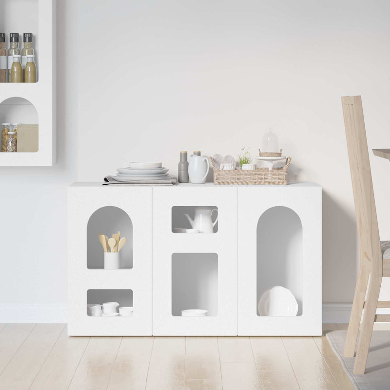 Bufet ELST Alb 100 x 35 x 59 cm Lemn prelucrat