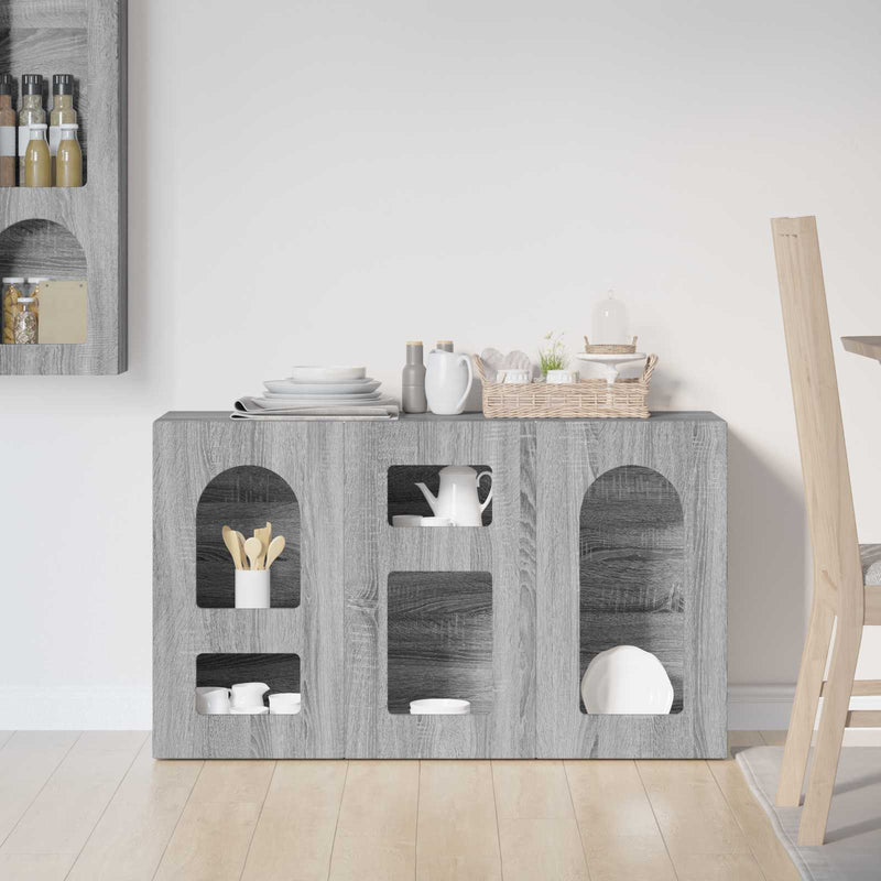 Bufet ELST Gri Sonoma 100 x 35 x 59 cm Lemn prelucrat