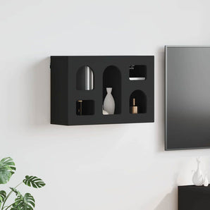 Dulap suspendat ELST Negru 60 x 20 x 40 cm Lemn prelucrat