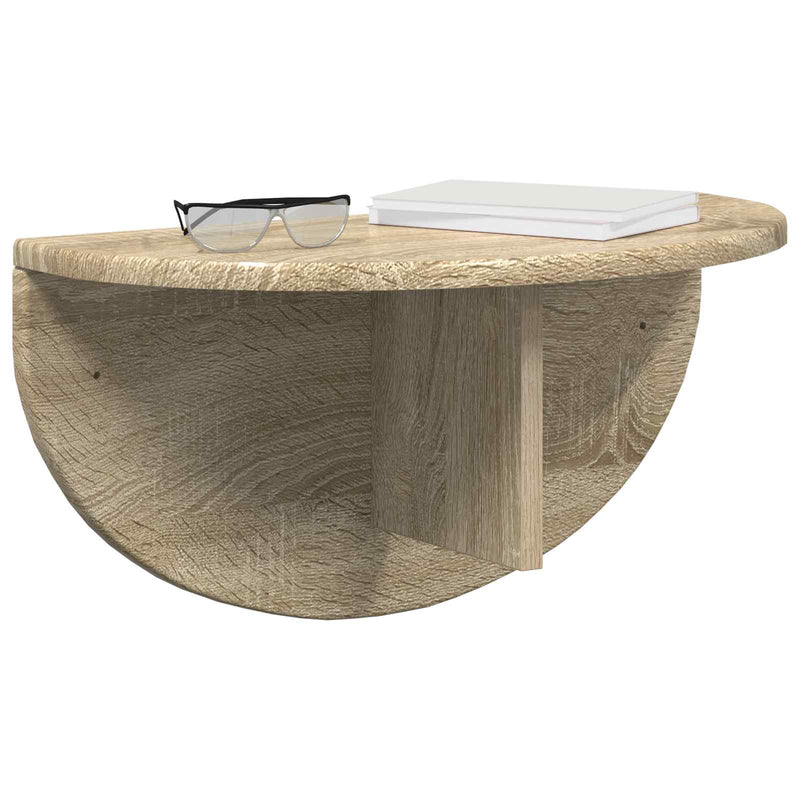 Raft de perete Montare pe perete Stejar Sonoma 48 x 24 x 24 cm