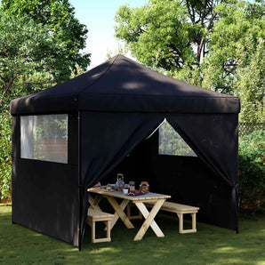 Cort pentru Petreceri 292 x 292 x 315 cm Negru Material Oxford