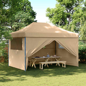 Cort pentru Petreceri 279 x 410 x 315 cm Bej Material Oxford