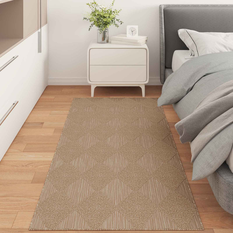 Covor pentru interior și exterior AGIRA natural 200 x 80 cm