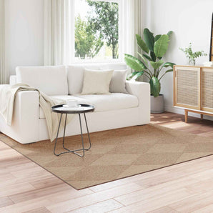 Covor pentru interior și exterior AGIRA natural 120 x 120 cm