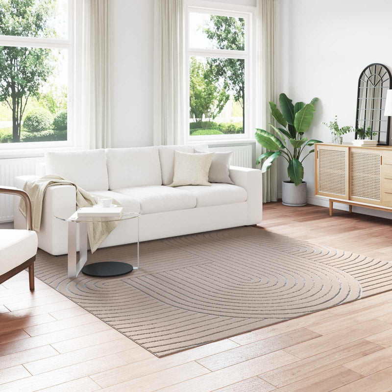 Covor pentru interior și exterior PALMERAS Bej 240 x 240 cm