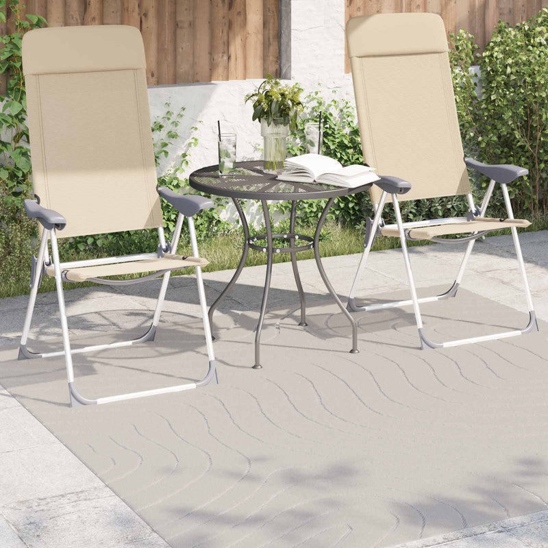 Covor pentru interior și exterior PALMERAS Crem 120 x 120 cm