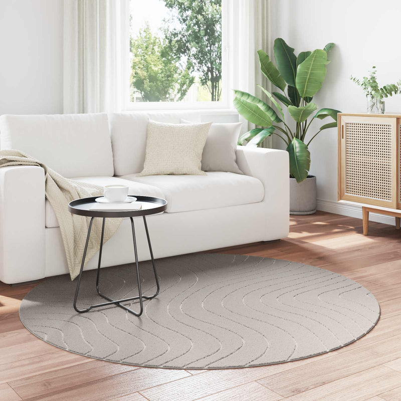Covor pentru interior și exterior PALMERAS Crem Ø 200 CM