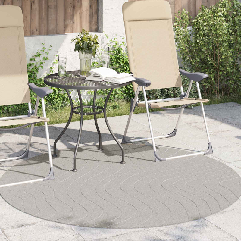 Covor pentru interior și exterior PALMERAS Crem Ø 200 CM