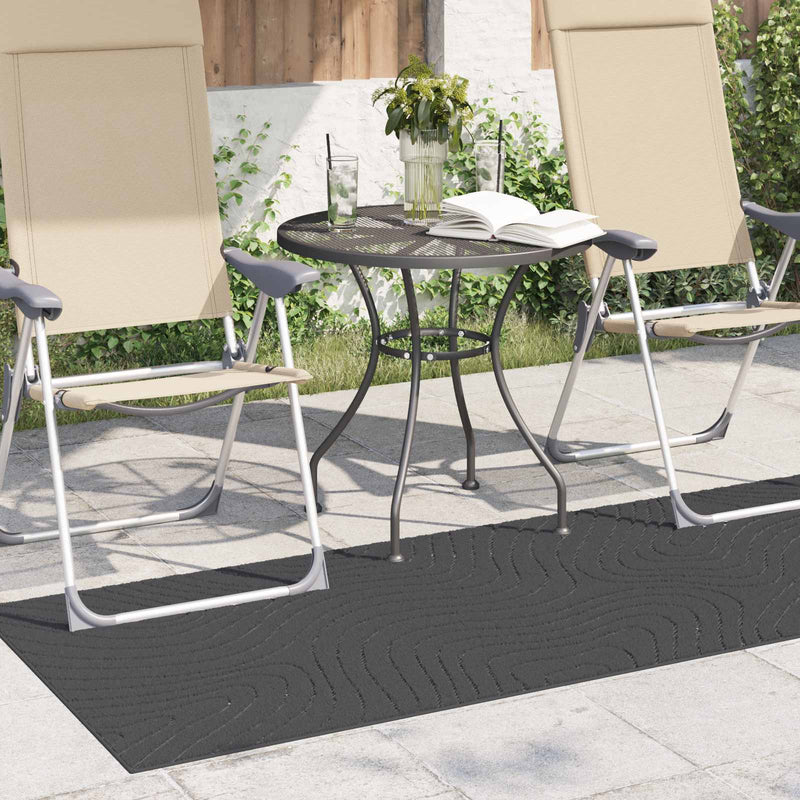 Covor pentru interior și exterior PALMERAS Antracit 200 x 80 cm