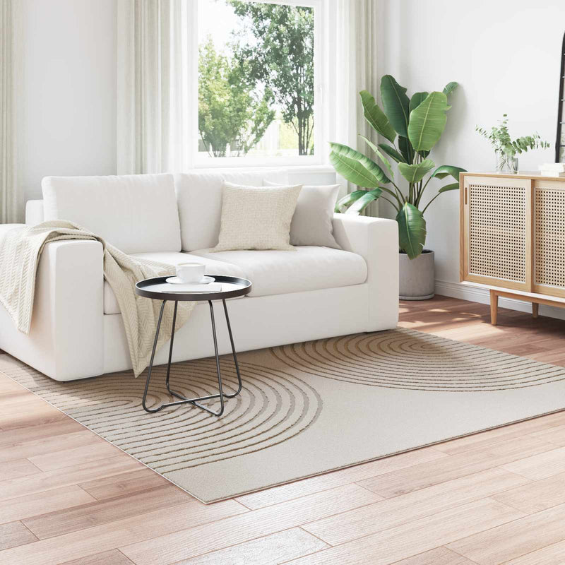 Covor de interior GALATI Crem 200 x 200 cm Poliester