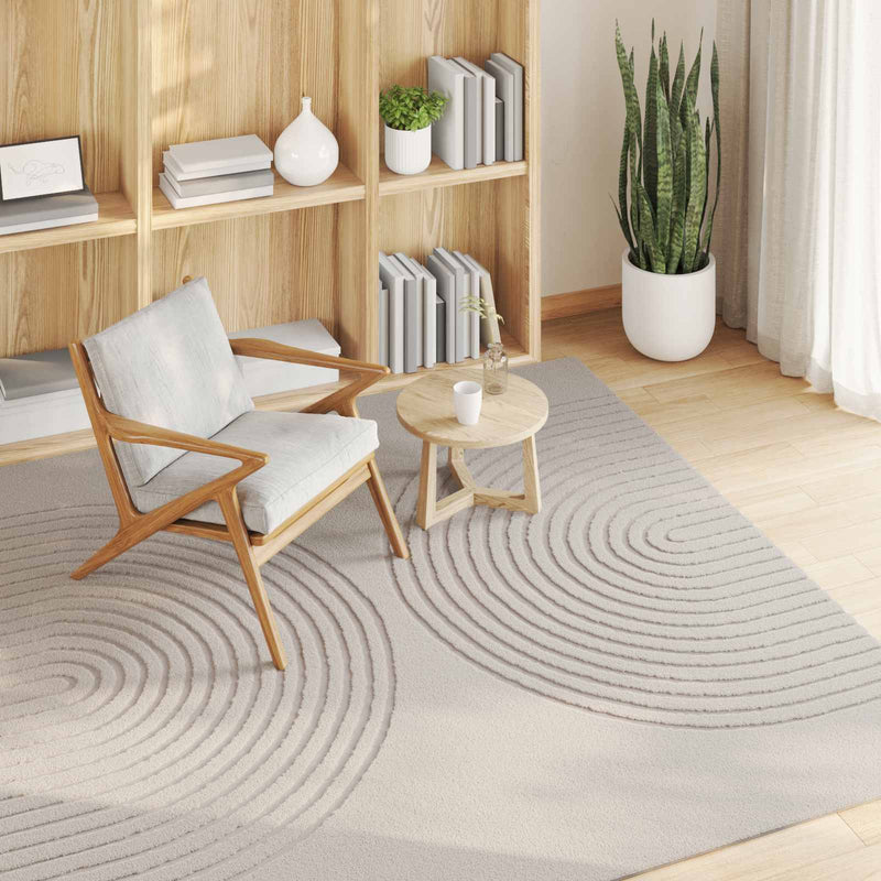 Covor de interior GALATI Crem 200 x 200 cm Poliester