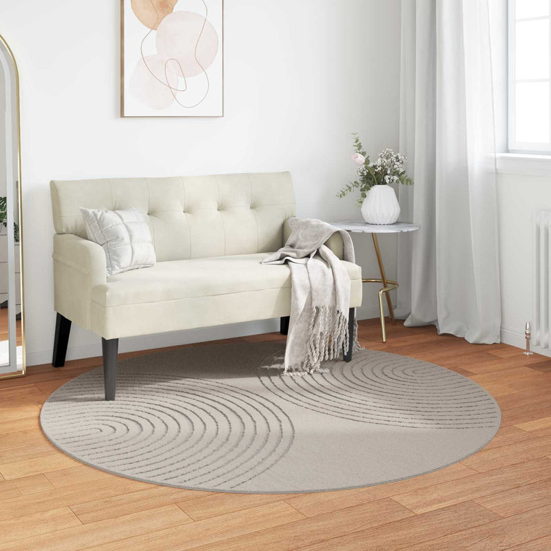 Covor de interior GALATI Crem Ø 200 CM Poliester