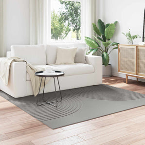 Covor de interior GALATI Gri 120 x 120 cm Poliester