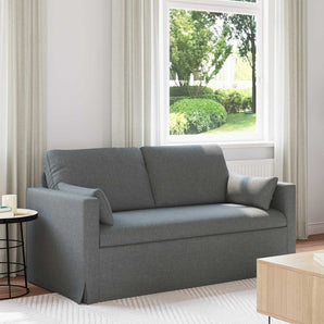 Canapea Gri închis 158 x 78 x 80 cm țesătură