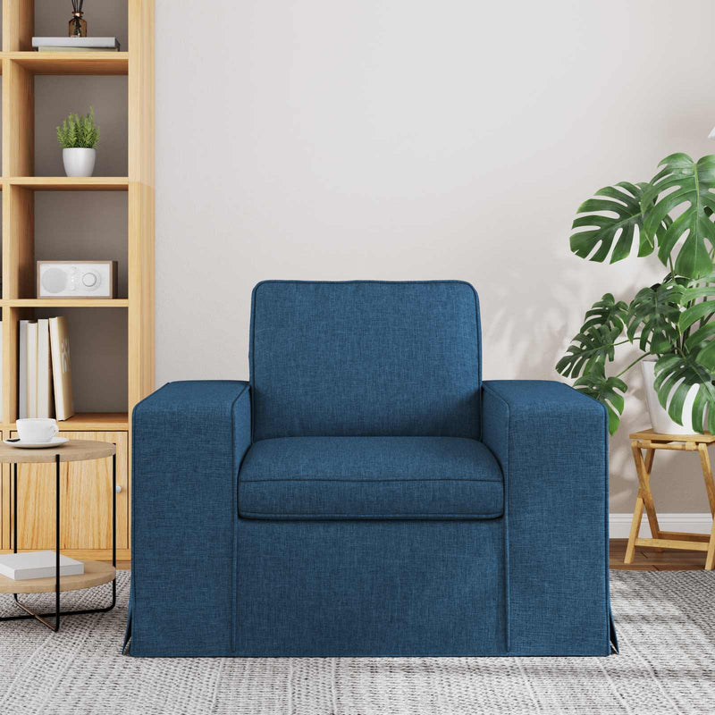 Canapea albastru 103 x 80 x 82 cm țesătură