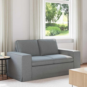 Canapea Gri deschis 162 x 80 x 82 cm țesătură
