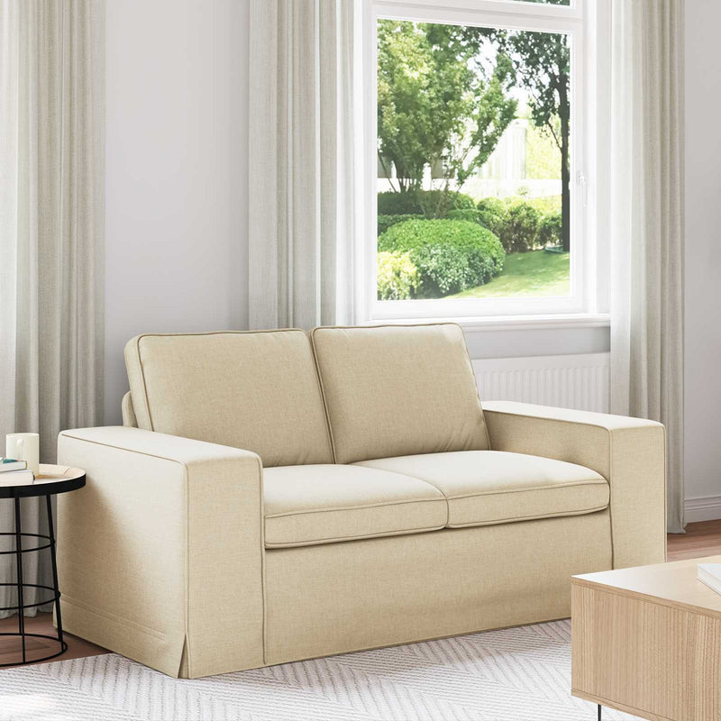 Canapea Crem 162 x 80 x 82 cm țesătură