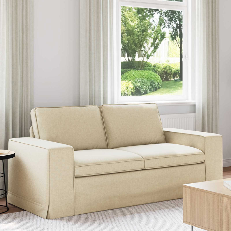 Canapea Crem 182 x 80 x 82 cm țesătură