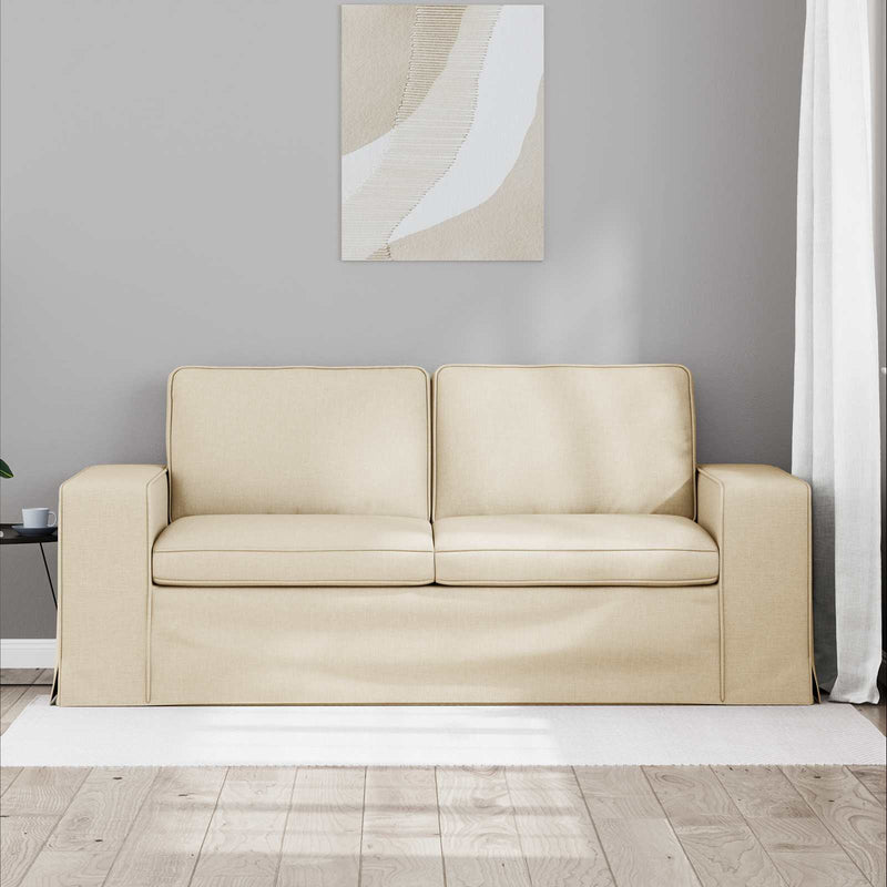 Canapea Crem 182 x 80 x 82 cm țesătură