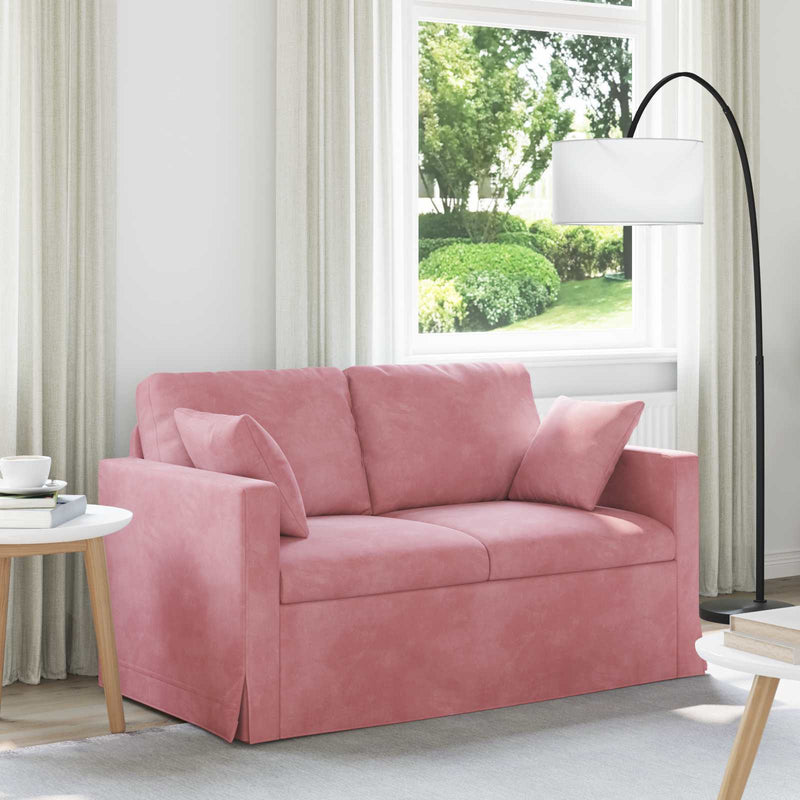 Canapea Roz 138 x 78 x 80 cm Catifea