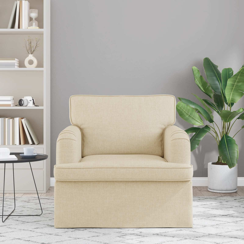 Canapea Crem 84 x 80 x 85 cm țesătură