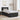 Cadru de pat cu headboard Negru 90 x 200 cm Lemn prelucrat