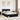 Cadru de pat cu raft Manual Negru 150 x 200 cm Lemn prelucrat