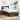 Daybed Manual Stejar afumat și negru 90 x 200 cm Lemn prelucrat