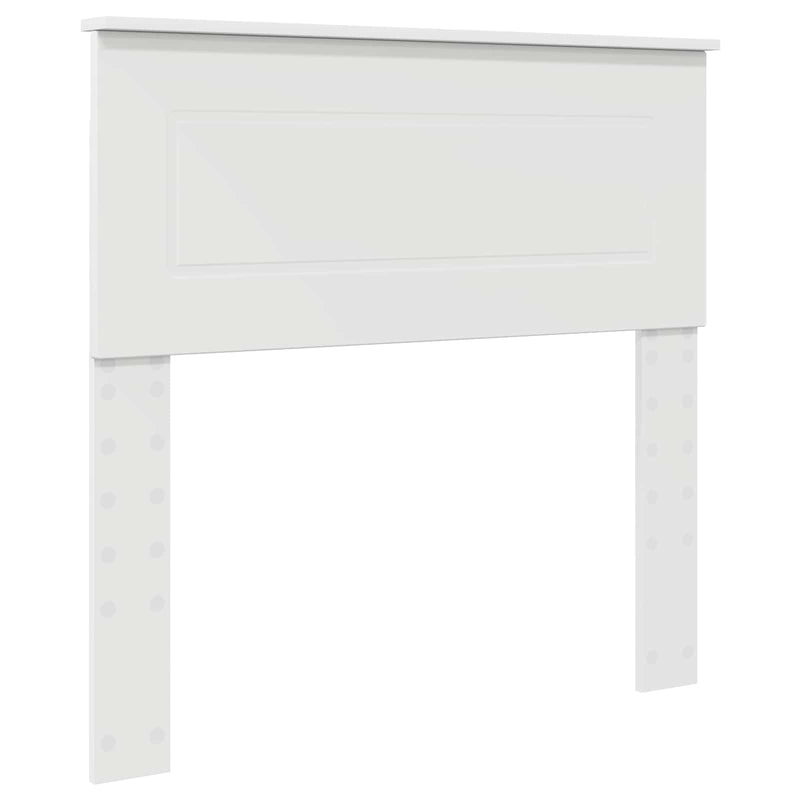 Cadru de pat cu headboard Alb 90 x 200 cm Lemn prelucrat