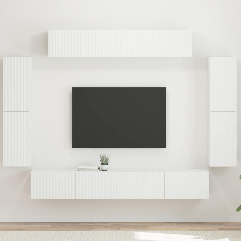 Cabinet TV 8 buc. Alb