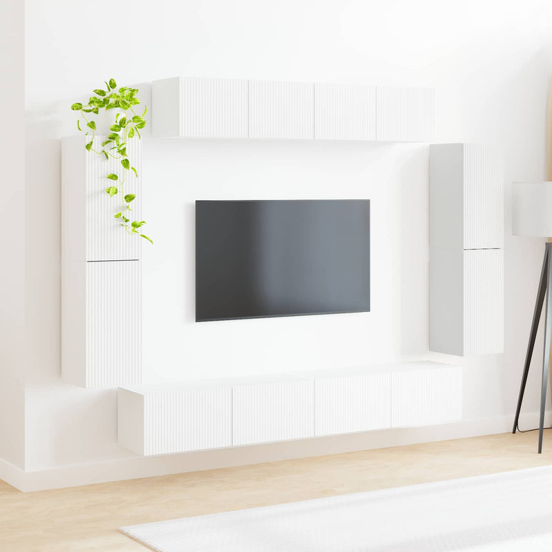 Cabinet TV 8 buc. Alb