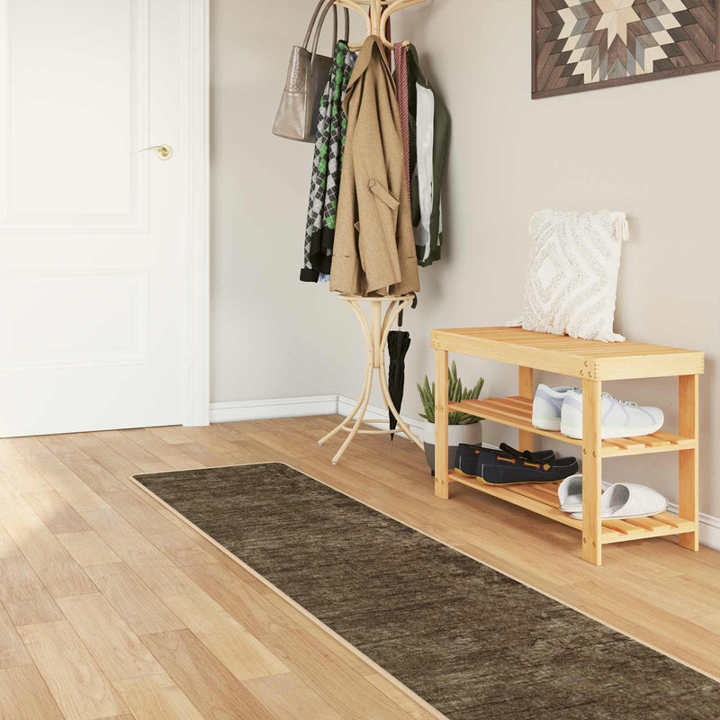 Covor Runner MARSA Verde Pădure 50 x 400 cm Poliester și PVC