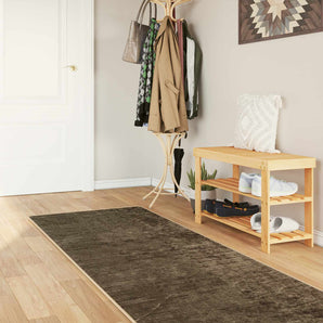 Covor Runner MARSA Verde Pădure 100 x 450 cm Poliester și PVC