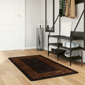 Covor Runner MARSA Negru 100 x 200 cm Poliester și PVC