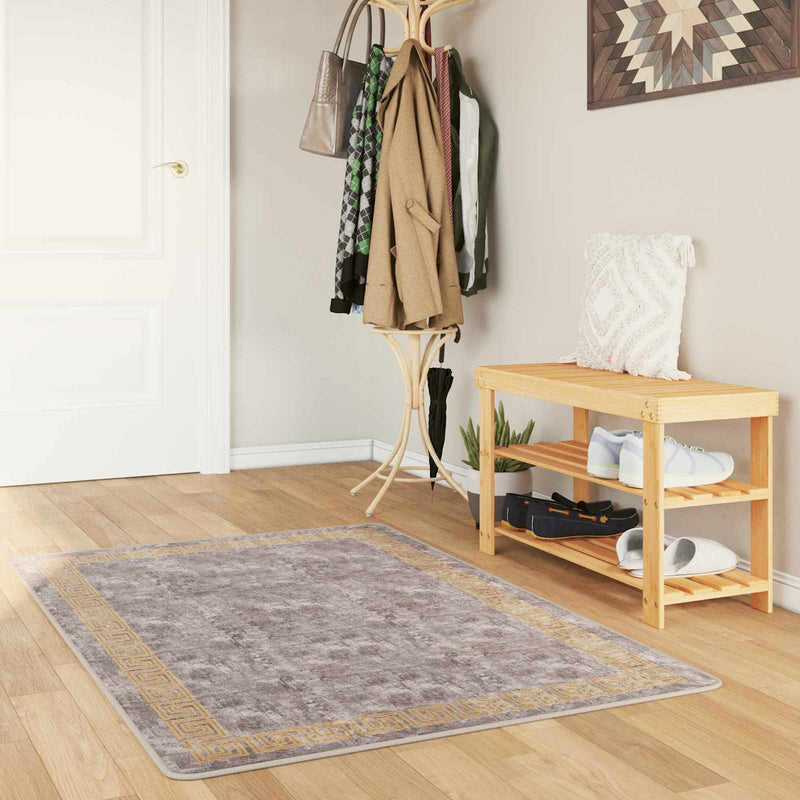 Covor Runner MARSA Gri 80 x 100 cm Poliester și PVC