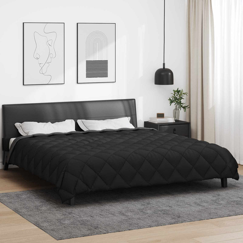 Duvet de iarnă 200 x 220 cm 450 gsm Microfibră (100% poliester)