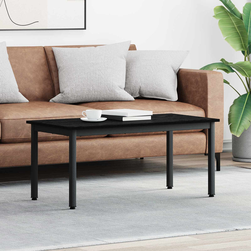 Masă de cafea Stejar Negru 100 x 50 x 45 cm Lemn prelucrat