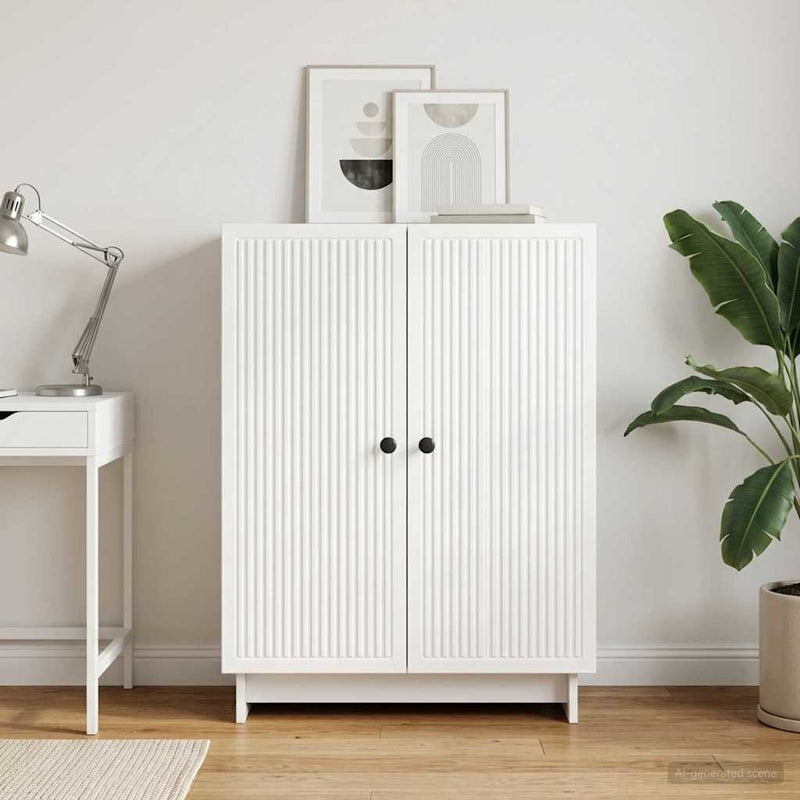 Bufet Alb 66 x 34,5 x 90 cm Lemn prelucrat