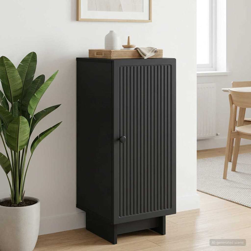 Bufet Negru 33 x 34,5 x 90 cm Lemn prelucrat