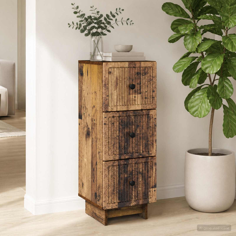 Dulap cu sertare Lemn vechi 33 x 34,5 x 90 cm Lemn prelucrat