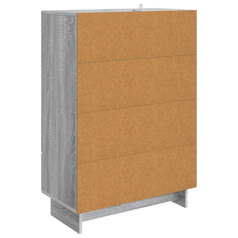 Bufet Sonoma gri 66 x 34,5 x 95 cm Lemn prelucrat