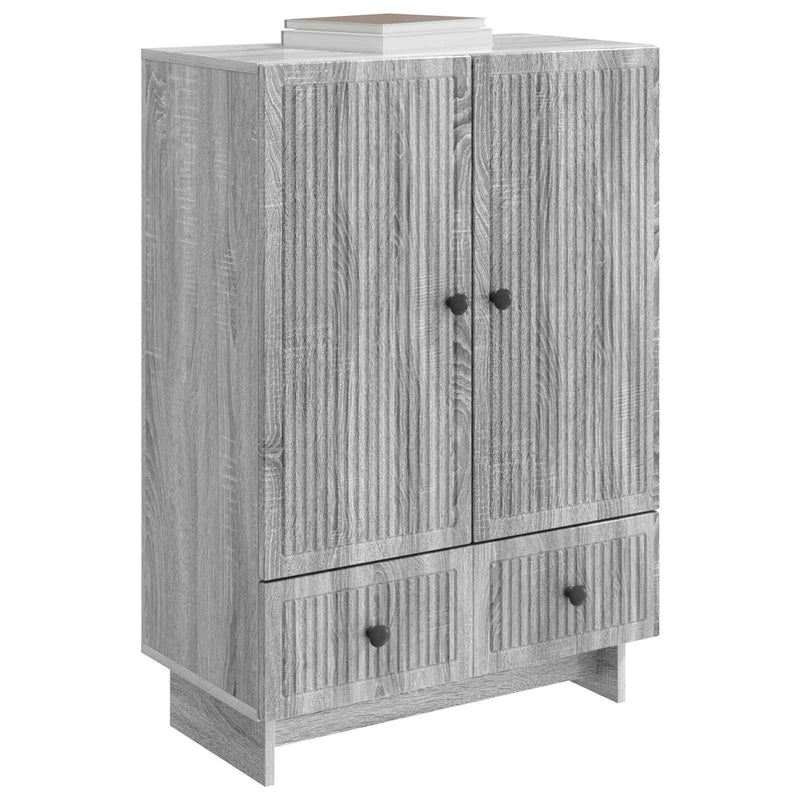 Bufet Sonoma gri 66 x 34,5 x 95 cm Lemn prelucrat