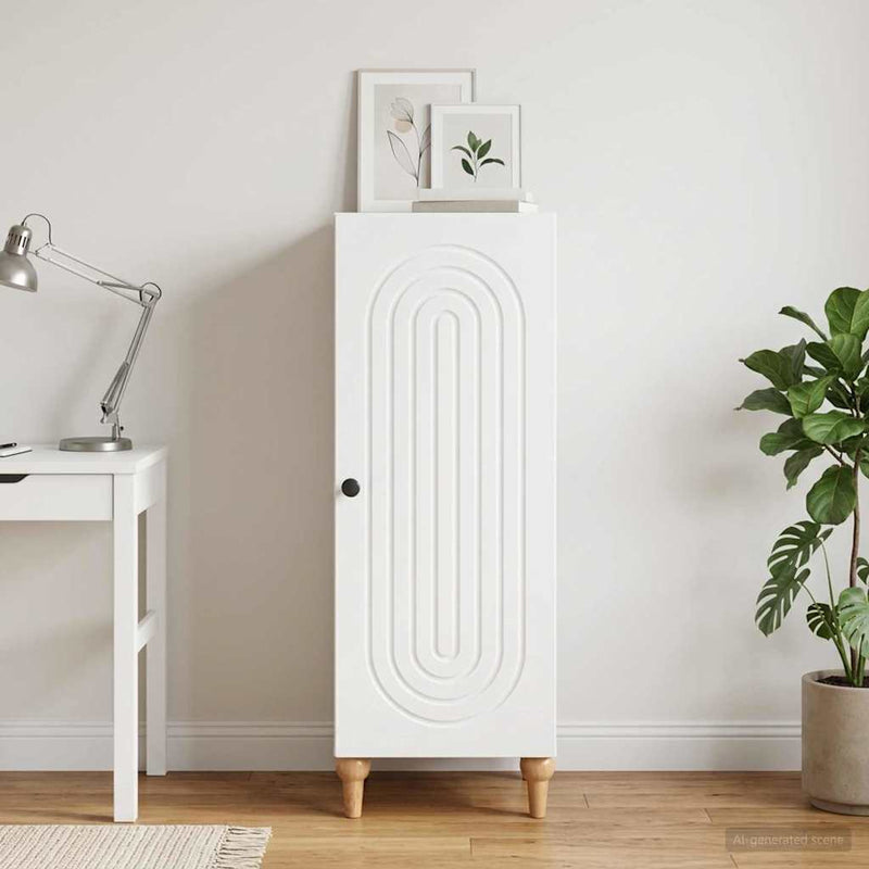Bufet Alb 33 x 34,5 x 90 cm Lemn prelucrat