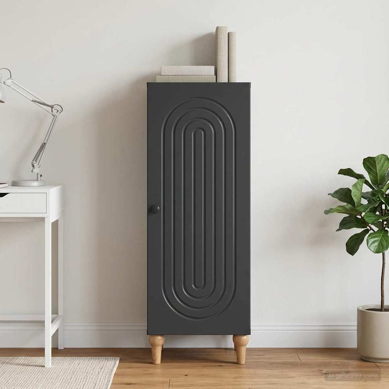 Bufet Negru 33 x 34,5 x 90 cm Lemn prelucrat