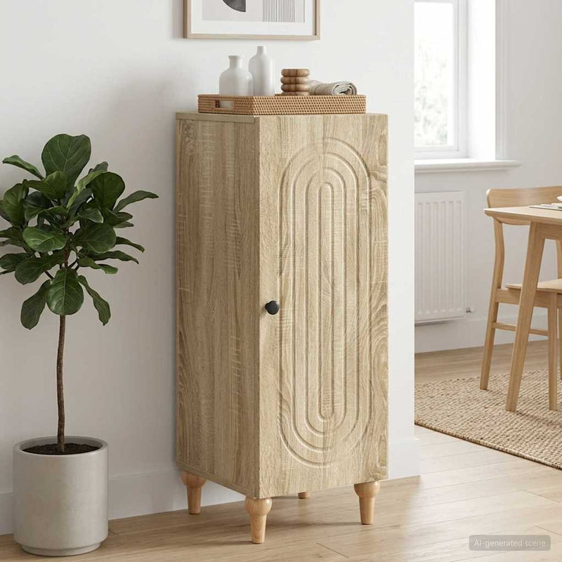 Bufet Stejar Sonoma 33 x 34,5 x 90 cm Lemn prelucrat